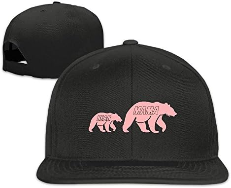 Banana King Mens Womens Mama Bear Cool Snapback Fitted Flat Bill Hats for Men