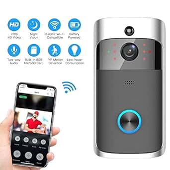 Amazon.com: Video DoorBell Battery WiFi Doorbell Camera IP