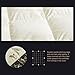 SNOWMAN Luxury All Season Goose Down Comforter Cal King Size Duvet Insert, 60 oz Eruopean Poland Goose Down Fill Weight -1200 Thread Count,100% Natural Cotton, Hypo-allergenic (King Size, Gray)