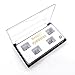 Magnetic False Eyelashes by Fstyle,Reusable Fake Eyelashes Natural Look,Eye lashes Extension Ultra Thin Fiber No Glue Allergy,Cruelty Free,1 Pair 4 Pieces Handmade (Half Long Ultra Thin)