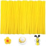 Iooleem 200pcs Yellow Pipe Cleaners, Chenille