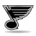 Rico Industries NHL St. Louis Blues Chrome Finished Auto Emblem 3D Sticker