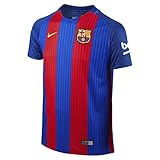 Nike Kids Barcelona 2016/2017 Home Soccer Jersey (Blue, Red) Youth Medium