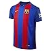 Nike Kids Barcelona 2016/2017 Home Soccer Jersey (Blue, Red) Youth Medium