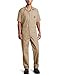 Dickies Men's Short Sleeve Coverall, Khaki, Small Regular