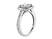 Zoe R Sterling Silver Micro Pave Hand Set Cubic Zirconia Halo 6mm Cushion Cut Center Wedding Set