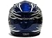 TMS Youth Kids Blue Flame ATV Dirt Bike Motocross Helmet with Goggles and Gloves (Large)