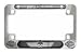 Harley-Davidson Skull Nickel Motorcycle Plate Frame, 7.5 x 4.75 inches MF119980