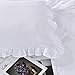 Queen's House Ruffle Skirt Bedspread French Country Bedspread White King Size 3 Piece Set