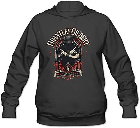 Gaowee Women's Brantley Gilbert Crossed Arms Logo Hoodie