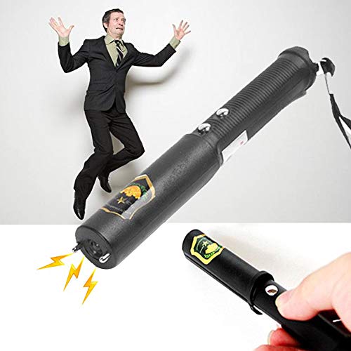 HsgbvictS Novelty & Gag Toys Electric Shock Batons Joke Prank Trick Flashlight Stick Gadget Fool's Day Gift Flashlight, Safe, Funny Gift - Black