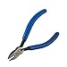 Klein Tools D257-4C Pliers, Diagonal Cutting Midget Electronics Pliers with Short Jaws and Beveled Cutting Edges, 4-Inch