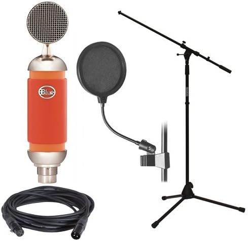 Blue Microphone Spark Condenser Microphone Bundle with Stand &amp; Pop Filter