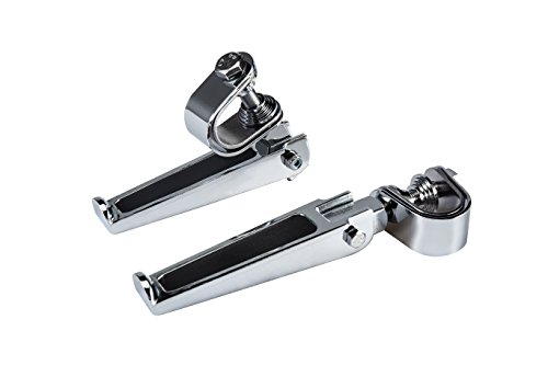 Radracing Motorcycle Foot Pegs Clamps Kit 1" to 1.25"(1 1/4") Anti-Vibrate Engine Guard fit for Harley Softail Touring Sportster Sport Glide FXRT