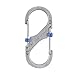Nite Ize S-Biner Marine SlideLock #2, 316 Stainless Steel, Marine-Grade S-Biner with Two, Independently Locking Gates Size #2 for 10lb Rating