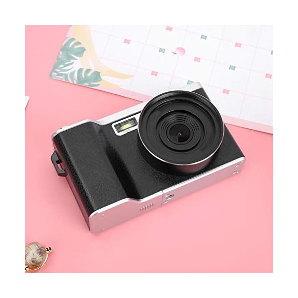 Yivibe 4K-Digitalkamera, Digitalkamera, IPS HD-Touchscreen-Weitwinkel-Videoaufnahme für Vlog – Bild 3