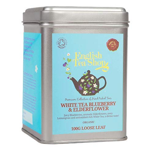 English Tea Shop Thé Blanc Fleur De Sureau Myrtille Bio Vrac
