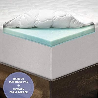 Amazon Com Eluxurysupply 3 Inch Pillow Top Memory Foam Mattress