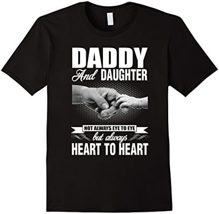 Mens Daddy And Daughter Not Always Eye To Eye Shirt XL Black
