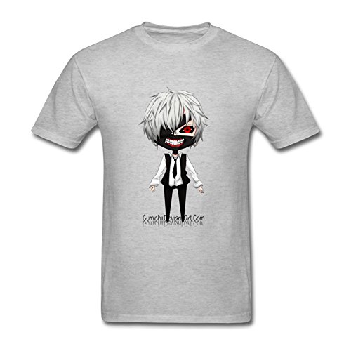 LIOLI Men's Tokyo Ghoul Design Cotton T Shirt