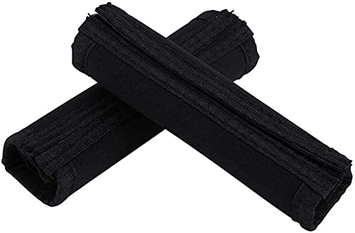 Garosa Universal Baby Stroller Handle Cover, Black Nylon Bar Protector, 13cm x 13.5cm, Easy Install with Magic for Pushchairs and Prams