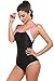 Avidlove One Piece Swimsuit Womens Splice Dual Crossback Athletic Bathing Suit S-XXL