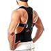 The Best Adjustable Back Posture Corrector & Clavicle Brace Support Back Bridge.Shoulder Alignment.Exercises and Correction Perfect Product For Men and Women (Black, M-Minium)