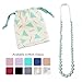 Goobie Baby Audrey Silicone Teething Necklace for Mom to Wear, Nursing Necklace Chew Bead (Teething Necklace – Mint)