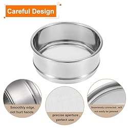 PATIKIL 150 Mesh Lab Sieve, 4" Diameter Test Sieve