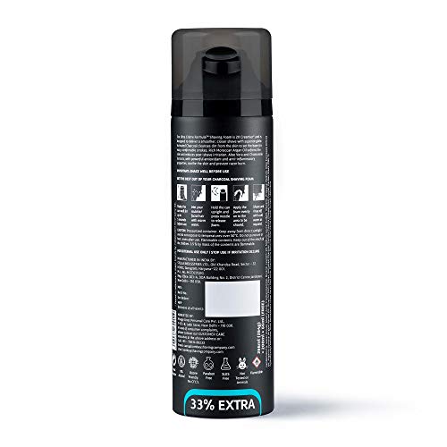 Bombay Shaving Company Charcoal Shaving Foam, 266 ml (33% extra) with Activated Charcoal & Moroccan Argan Oil 6 Bombay Shaving Company Charcoal Shaving Foam, 266 ml (33% extra) with Activated Charcoal & Moroccan Argan Oil - Image 6