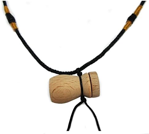 Ovee Lando 4 pack mini wooden bottle pendant Aromatherapy Essential Oil Diffuser Necklace