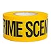 Crime Scene Do Not Cross Barricade Tape 3 X 1000 &bull; Bright Yellow with a bold Black Print for High Visibility &bull; 3 in. wide for Maximum Readability &bull; Tear Resistant Design primary