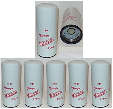 6 X LF9001 Oil/Lube Filter Fits: Cummins Engine Komatsu Frieghtliner Volvo