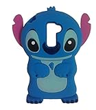 Emily Fashion Super Cute 3D Cartoon Outer Space Blue Alien Dog Protective Silicone Back Case Cover for LG K7 K8 K10 K20 Plus/LV5/Phoenix 2/Tribute 5/Premier LTE/G5/G4/Stylus/G Stylo 2/K520/Aristo/LV3