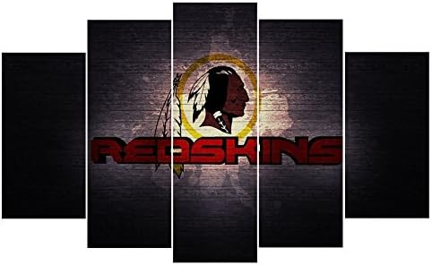5 Pcs/Set Redskins Figure Bedroom Painting Wall Art Home Decoration Canvas Paintings For Living Room