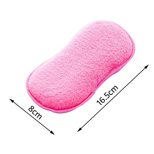 3Pcs Antibacterial Kitchen Scouring Pads Double Sided Scrubbing Sponges Scourer Non Odor Dish Scrubber Brush, Great for Non Stick Pans Pots Cookware