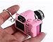 Inverlee Multi-Function Lovely Mini LED Camera Key Chain Pendants Rings Chain Cartoon Women Car Bag Key Ring (Black)