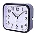 Fzy.bstim Battery Operated Analog Alarm Clock with 3D Numbers,Snooze,Ascending Sound Alarm,Non Ticing Silent Alarm Clocks for Bedrooms,Black