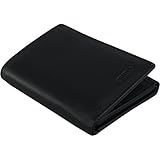 AurDo Men's RFID Blocking Extra Capacity Multi Card Trifold Wallet With ID Window