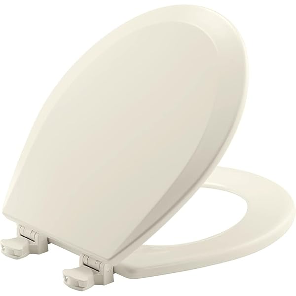 BEMIS 500EC DURABLE WOOD TOILET SEAT WITH EASY...