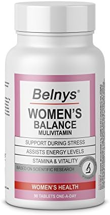 Belnys – Women's Balance Multivitamin – Assist Energy Levels – High Potency Supplement (90 tabs)