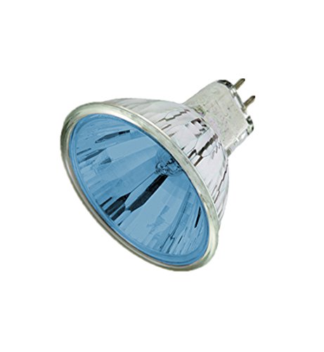 Laes 863130 GU5.3 Colour Dichroic Bulb, 50 W, Blue, 50 x 45 mm