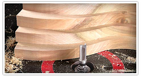 Amana Tool - 45481 Carbide Tipped Flush Trim Plunge Template 1/2 Dia x 3/8 x 1/4" Shan