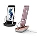 iPhone 6 Charging Dock Desktop Chargers Stand Desk Station Holder Easy Station for iPhone 7/6/SE/6S/5S/5 (Grey)