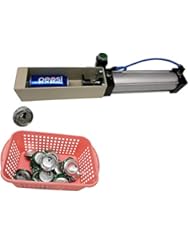 Aluminum Can Crusher, Heavy Duty Pneumatic Cylinder Soda Beer Can Crusher, Eco-Friendly Recycling Tool