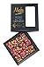 Mughe Gourmet Premium Turkish Delight Gift Box 360g/13oz, Pistachio with Edible Rose Petal Pomegranate Flavored Luxury Lokum Candy, Perfect for Fathers Day, Birthday
