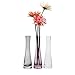ComSaf 8.5 Inch Small Bud Vase, Glass Flower Vase for Home Decor Centerpieces Gift, Pack of 3