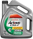 Castrol 10W40 Actevo X-tra 4T Motorcycle Oil - 1 Gallon 3166 (packagin may vary)