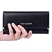 Jastore Women Lady Leather Wallet Purse Credit Card Clutch Holder Case (Black)