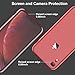 iPhone XR Case,RORSOU Clear Hard 9H Tempered Glass Back Cover [Anti-Scratch] + Soft TPU Bumper [Slim Thin] Premium Hybrid Protective Case for Apple iPhone XR 6.1 Inch (2018) - Crystal Clear